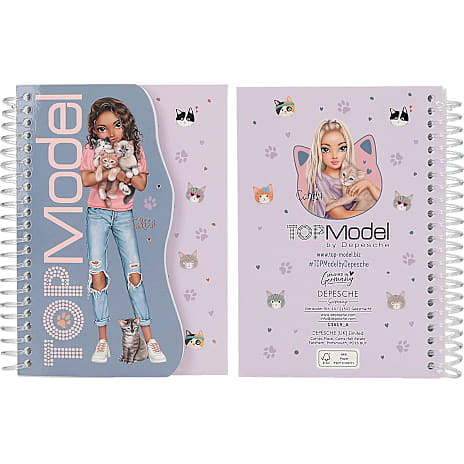 TOPModel spiralbog - flere varianter - assorteret