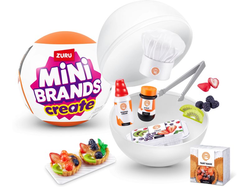Zuru Master Chef Mini Brands Series 1 assortiert Miniaturgerichte in Überraschungsball