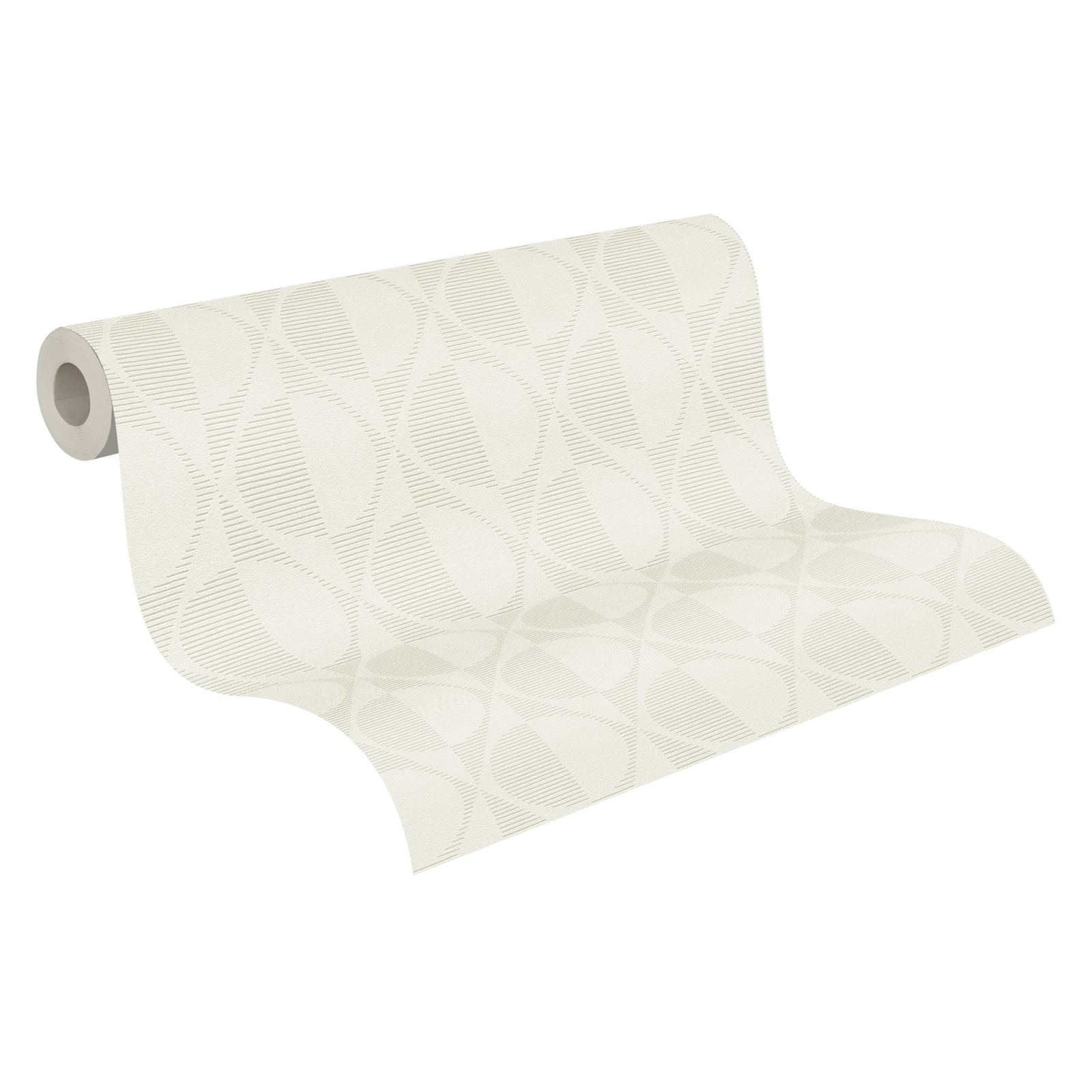 Vliestapete POP STYLE - creme-beige - 10 Meter