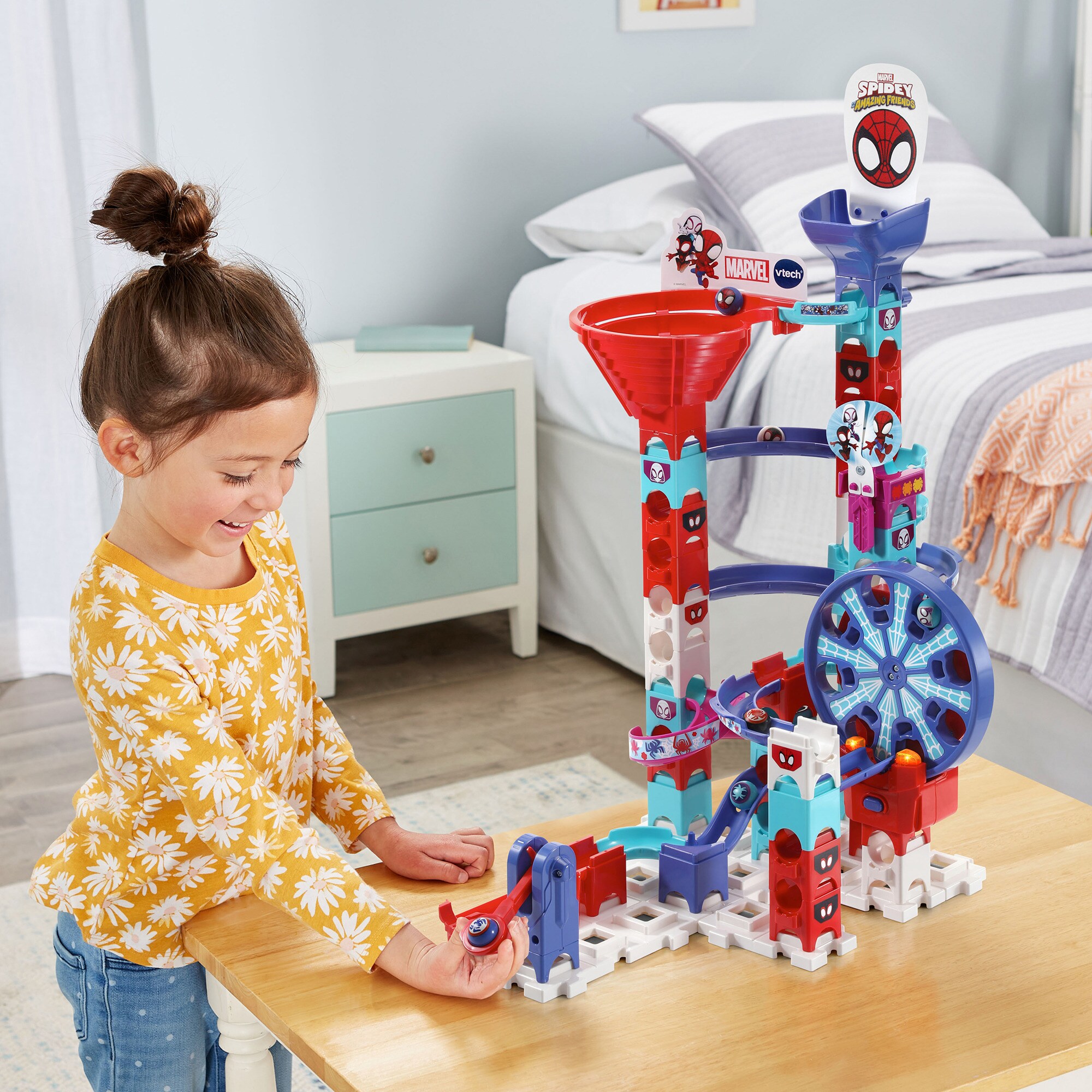 Vtech Bahn Marble Rush - Spidey Super Spin Challenge SP300E