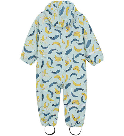 CeLaVi Regenanzug - PU - Blue Himmel m. Bananendruck