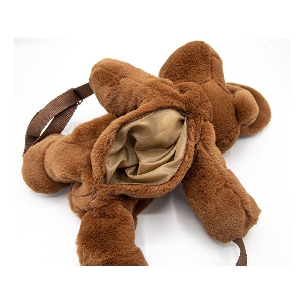 Babyjem Kinderrugzak Pluche Hond Lichtbruin