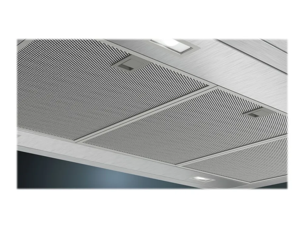 Siemens iQ500 LF97BCP50 - Hætte - frithængende - bredde: 89.8 cm - dybde: 60 cm - udtrækning og recirkulation (-) - med intern motor - rustfrit stål