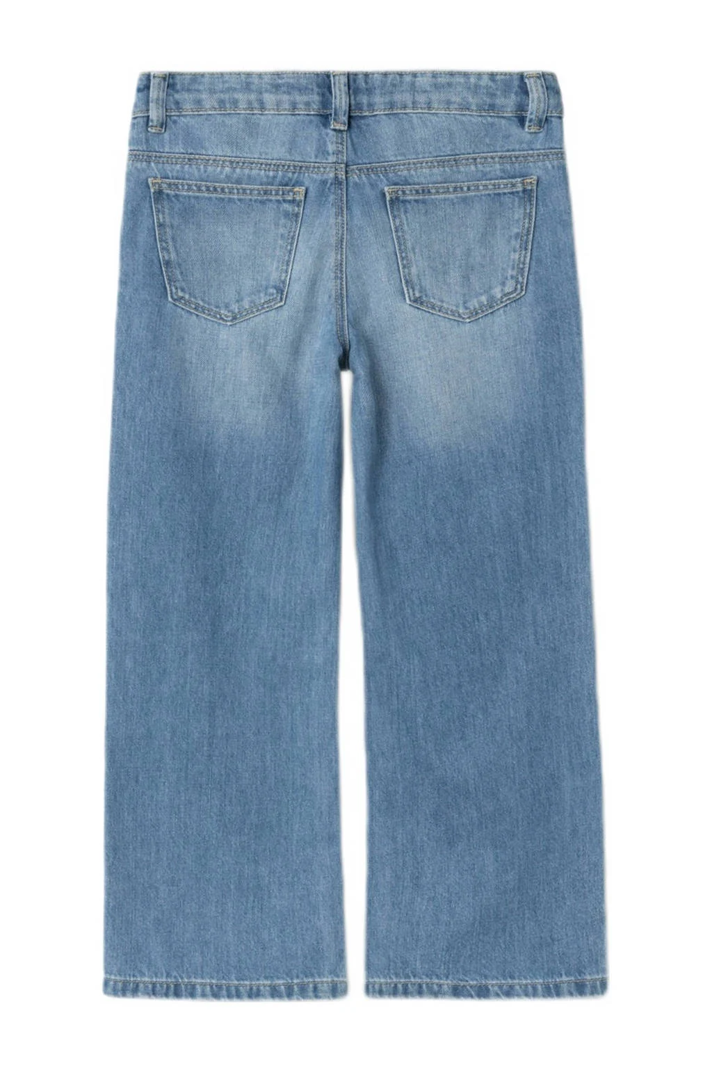 NAME IT wide leg jeans NKFROSE medium blue denim