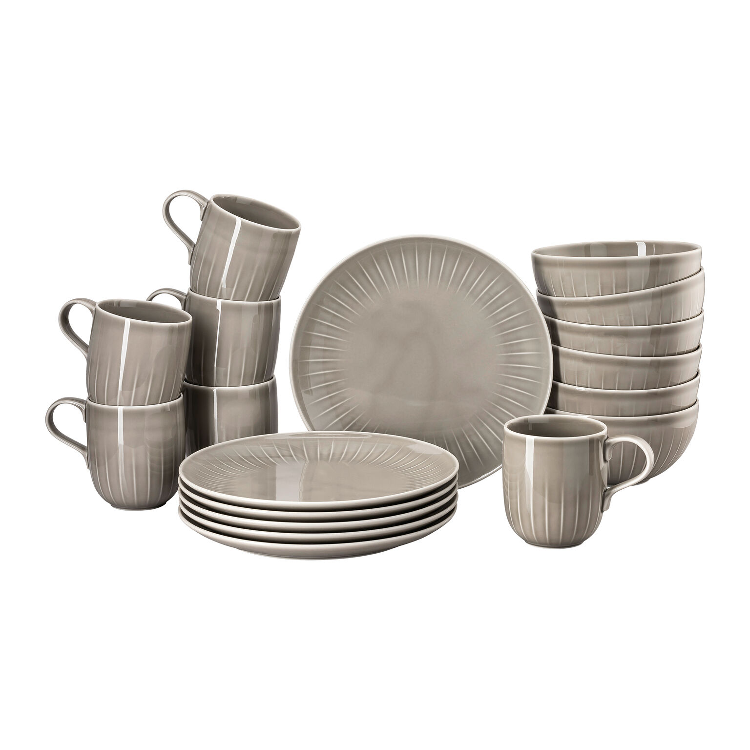 Joyn Grey Set 18-tlg./Becher