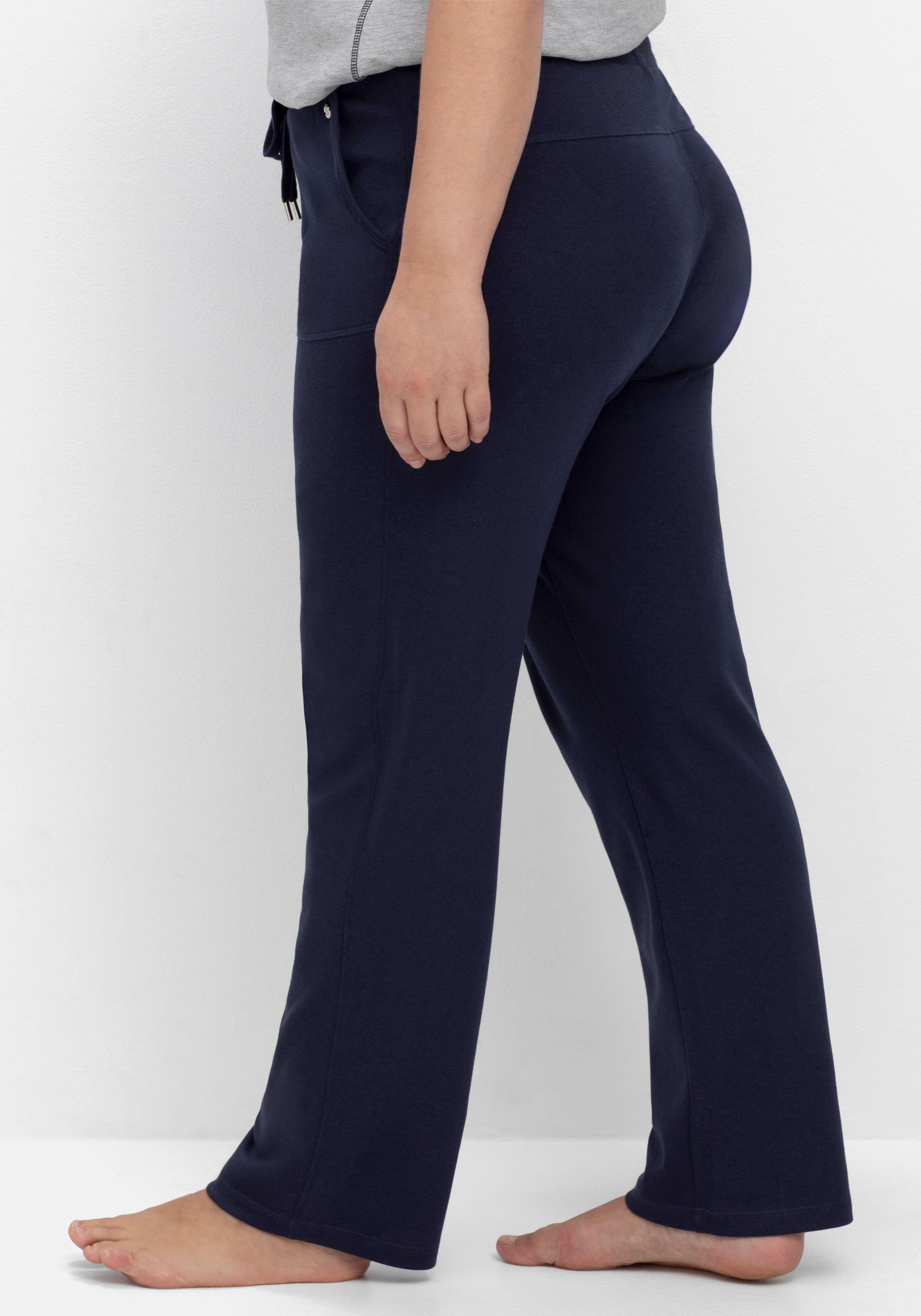Relaxhose in gerader Form, aus Interlock