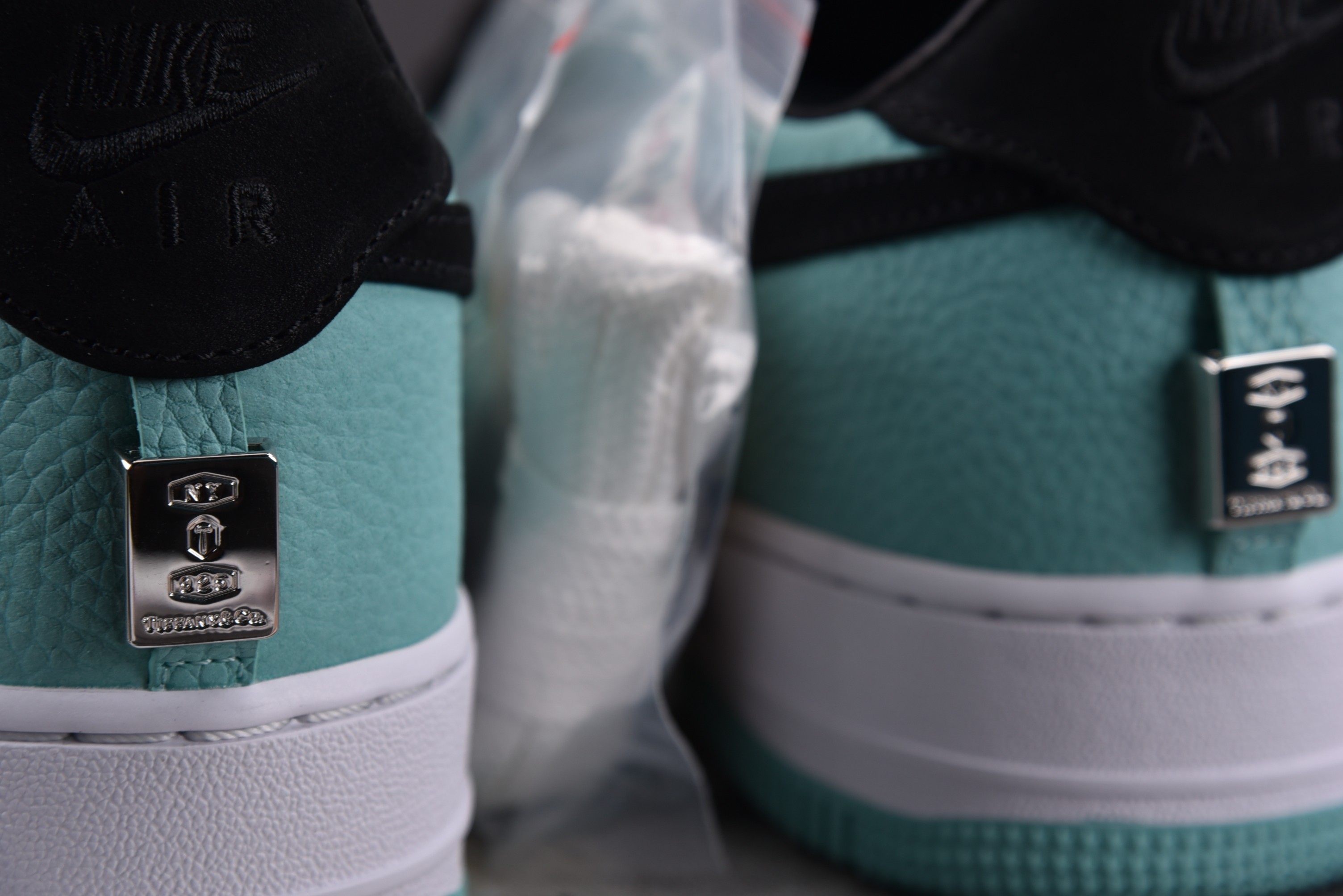 Nike Air Force 1 Low Tiffany & Co. 1837 reversed black and green