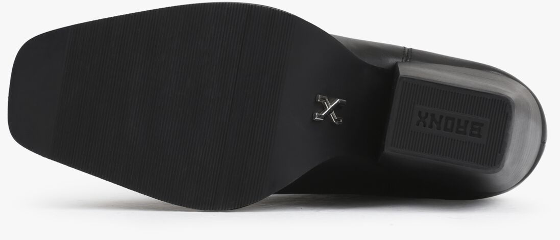 BRONX zwarte bronx enkellaarsjes fu-zzy 34306