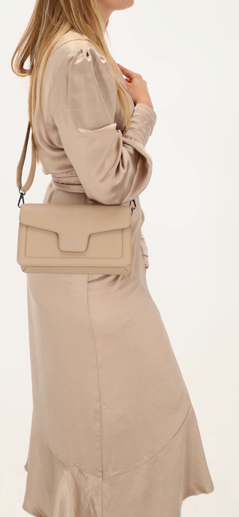 Charm Schoudertas Beige Dames