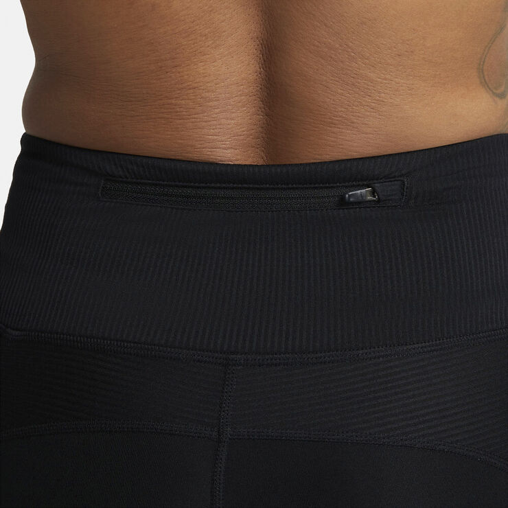 Nike Dri-FIT Fast Mid-Rise 7/8 løbetights Sort