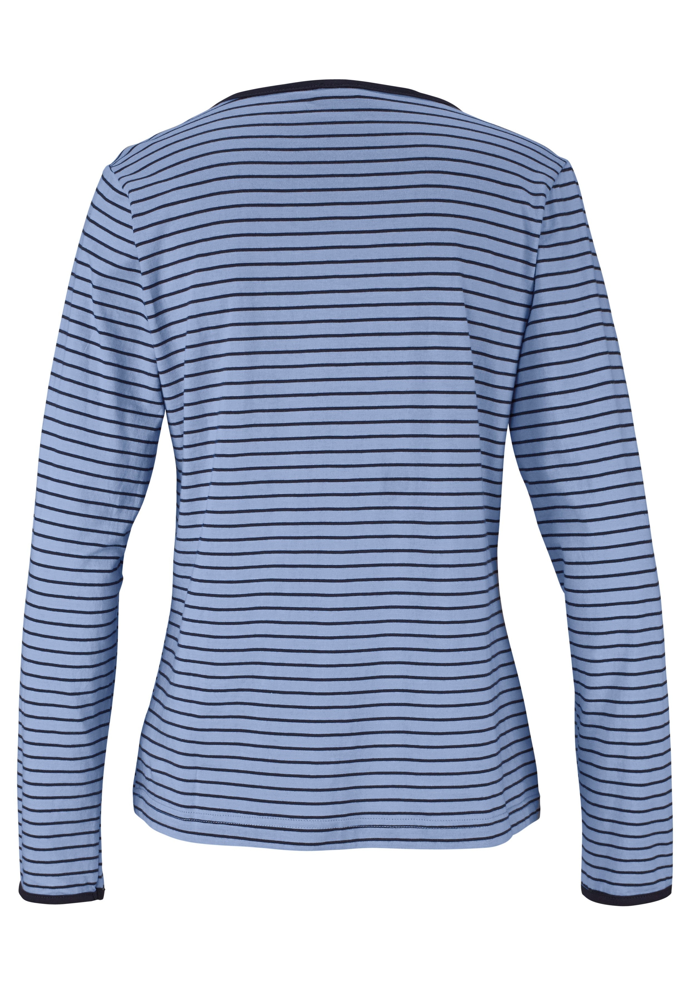 H.I.S Pyjama 2 Stk. tlg., mit garngefärbten Streifen