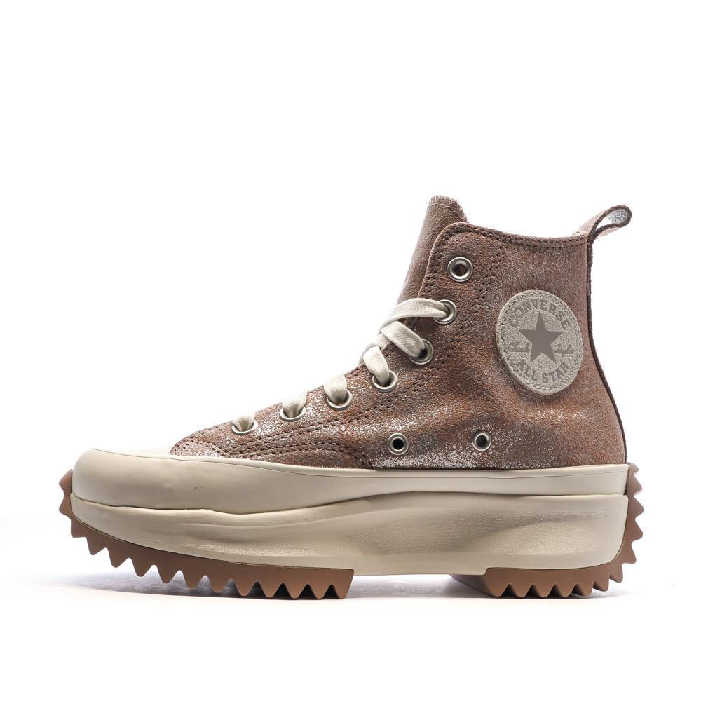 Converse Baskets Rose à paillettes Femme Converse Run Star Hike A11578C