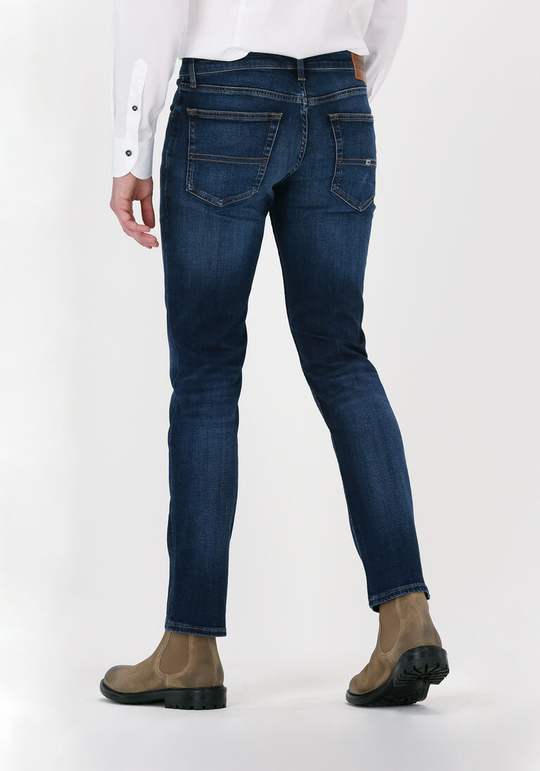 TOMMY JEANS donkerblauwe tommy jeans slim fit jeans scanton slim asdbs