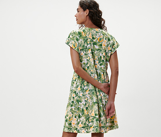 Bedrucktes Jerseykleid