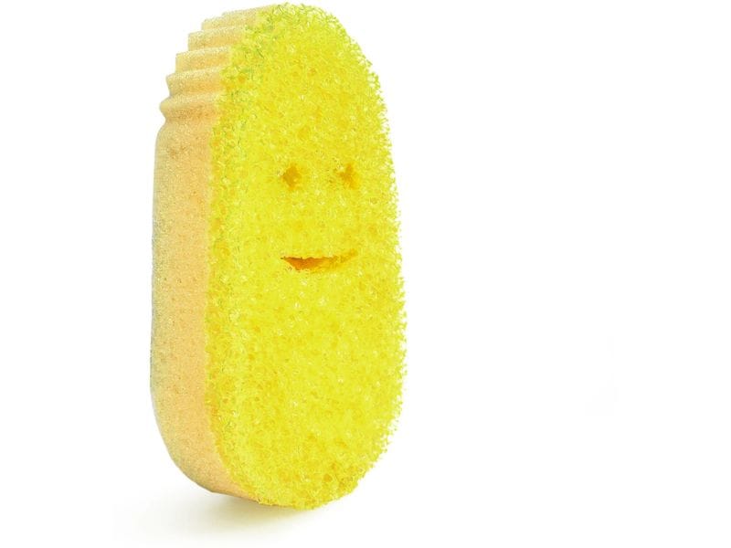 Scrub Daddy Dish Daddy Reinigungsbürste 1 Stück Abwaschbürste mit auswechselbarem Kopf