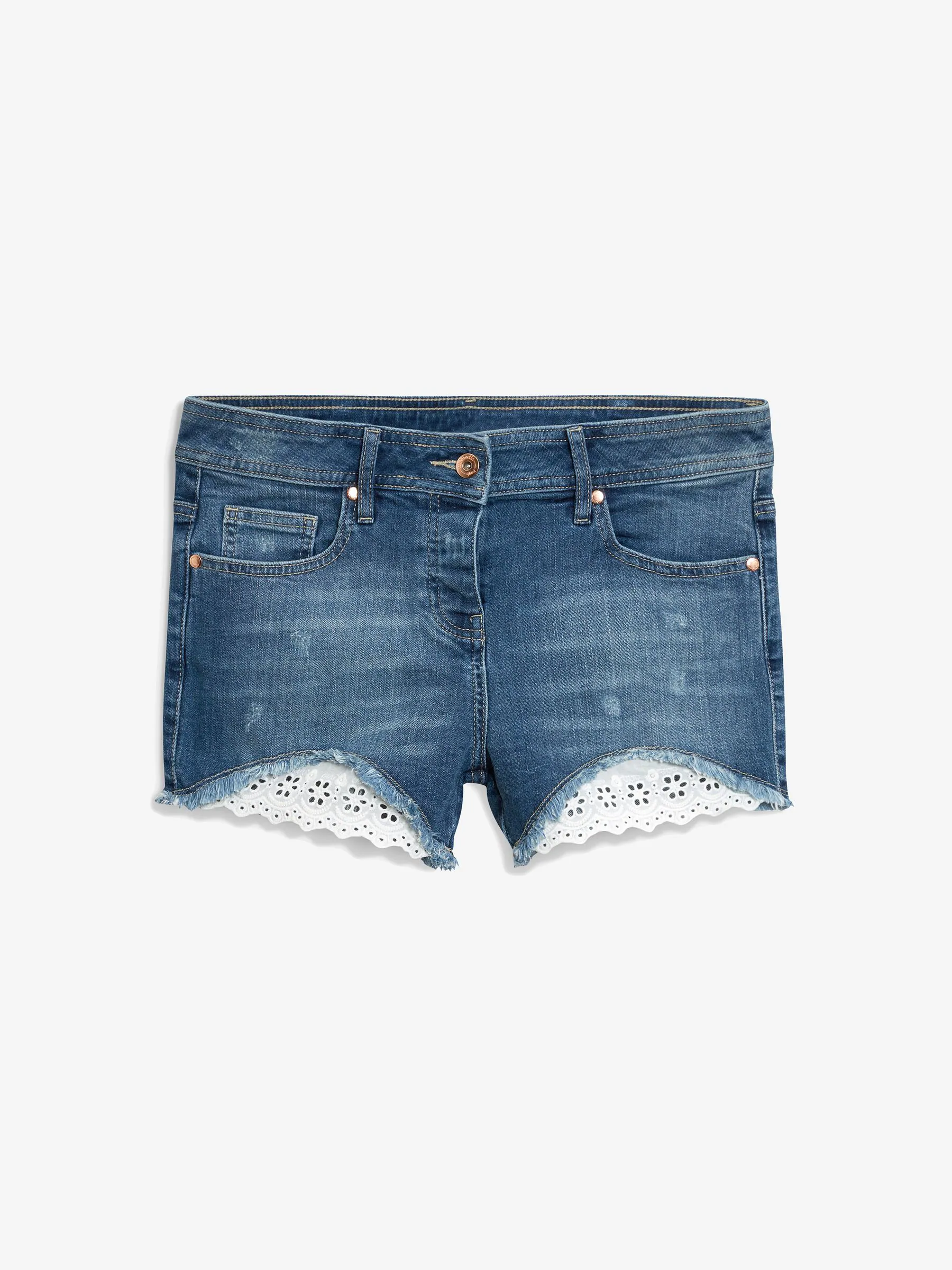 Blauw - Denim short