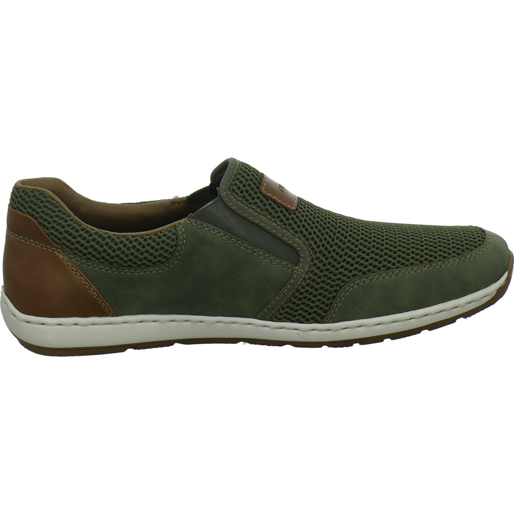 Rieker Slipper Herren oliv