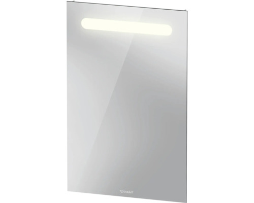 Badkamermeubelset DURAVIT nr. 1 BxHxD 50 x 200 x 39 cm, grafiet front, met witte wastafel en badmeubel, rechtsdraaiende deur, spiegel met LED-verlichting N10151R49490000