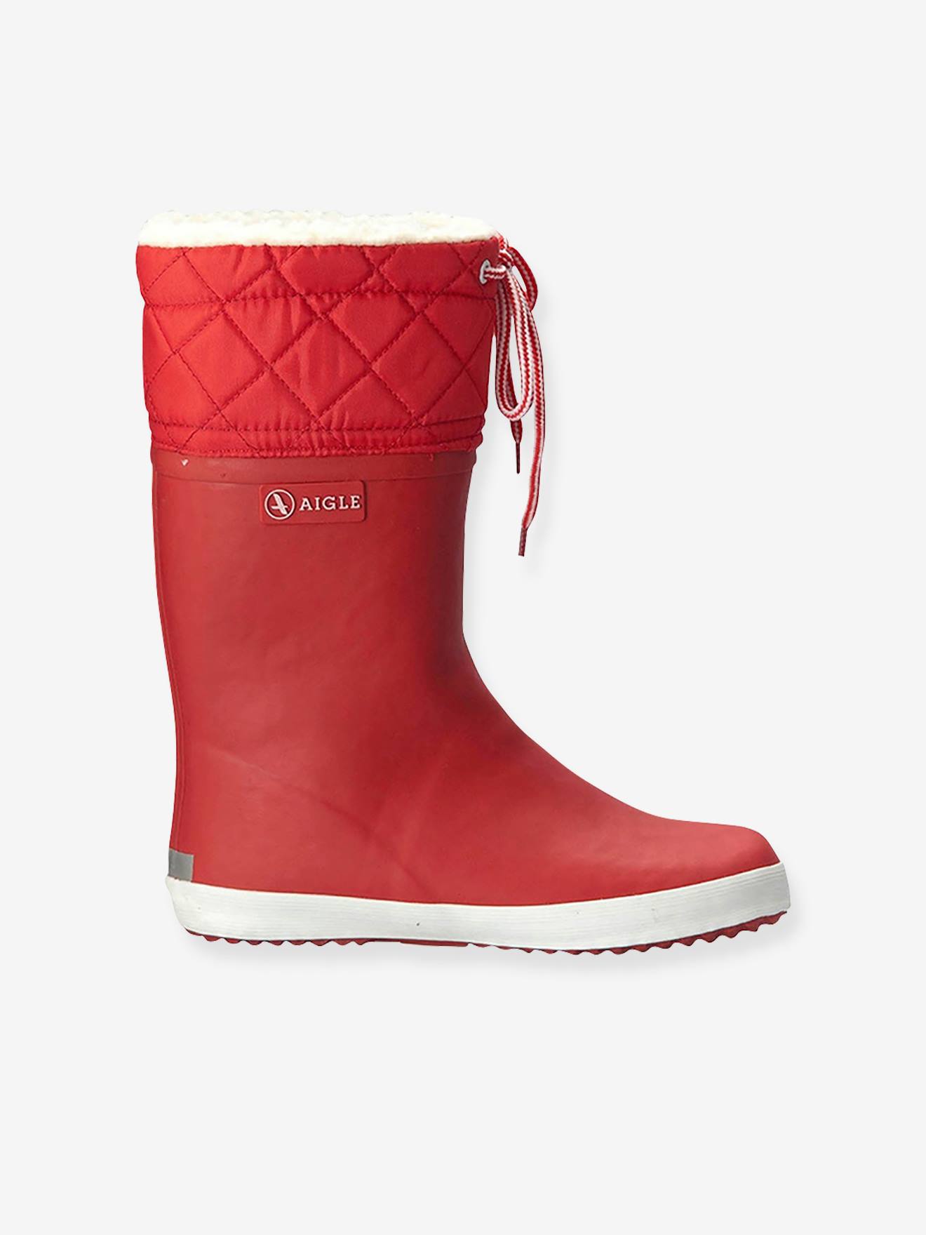 Botas de borracha Lolly Pop Giboulée AIGLE® pretas, tamanho médio, lisas