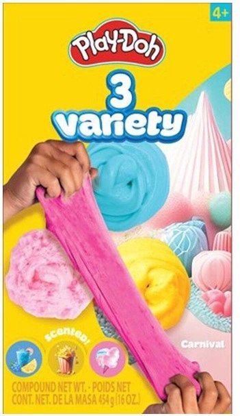 Play-Doh 3 Stack Jars - Carnival