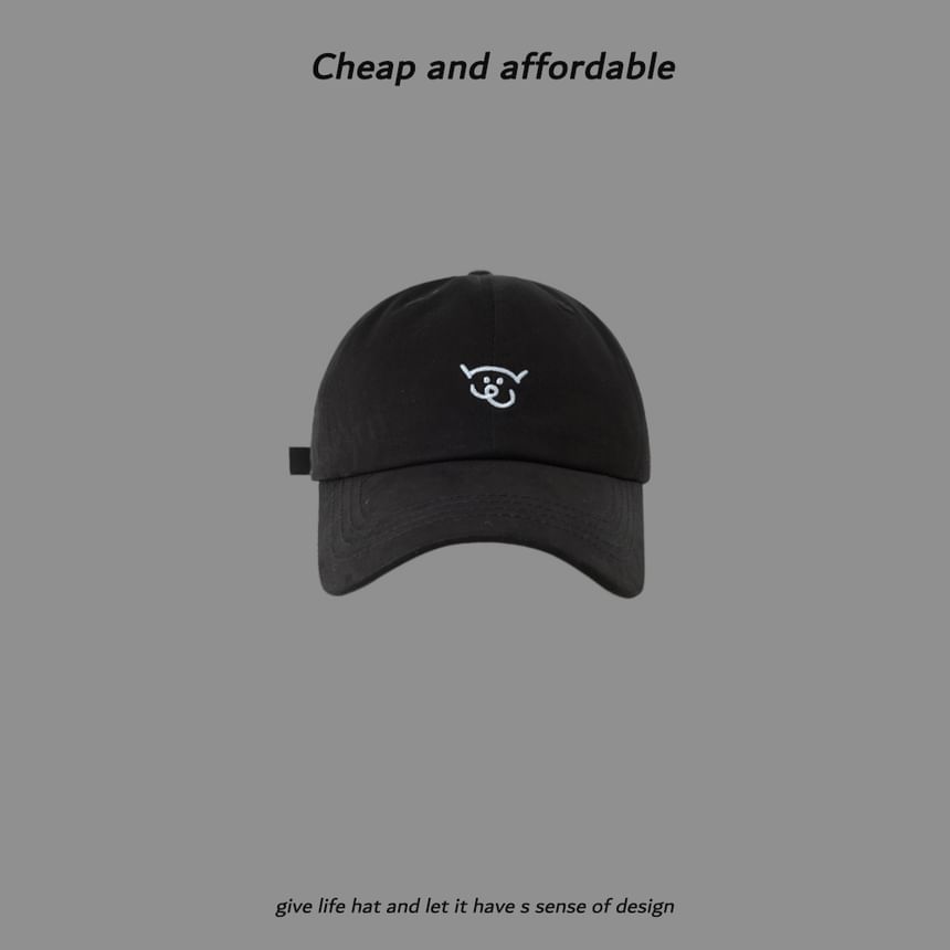 Alpha Kiss - Baseballpet met geborduurd varken