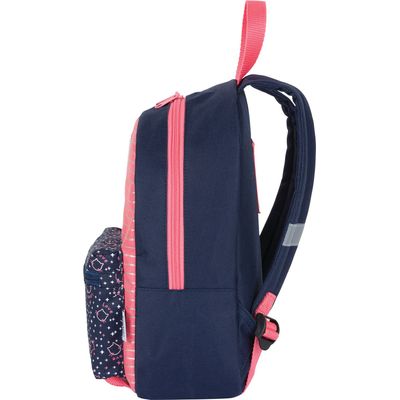 Petit Sac à dos Chaton - 1 compartiment - corail et marine - Oberthur