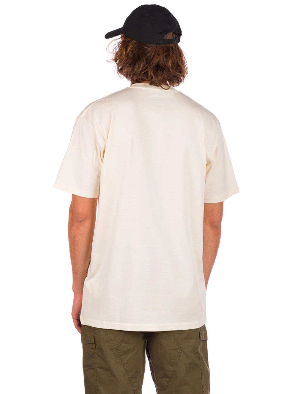 Vans Left Chest Logo T-Shirt seed pearl/black