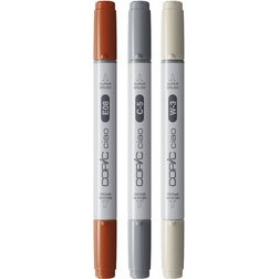 Marqueur ciao, set de 3 'Architect Palette'