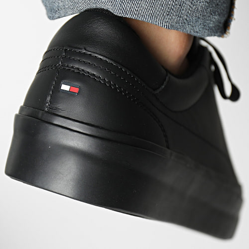 Baskets Modern Vulcan Leather Low 4819 Triple Black
