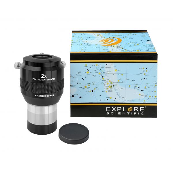 Bresser Teleconverter Explore Scientific 2x 50,8mm/2 Black