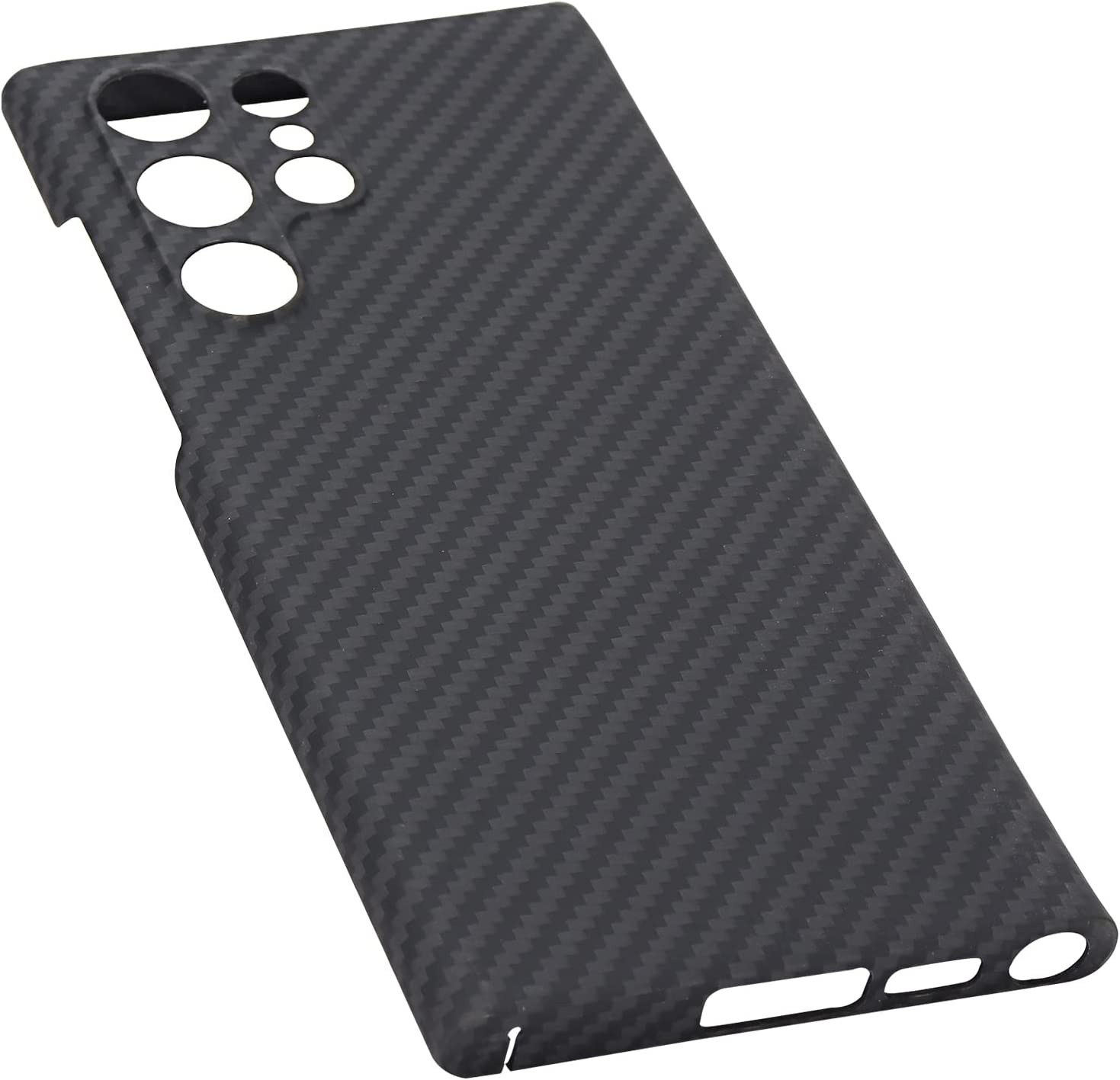 Samsung Galaxy S23 Ultra 5G Kevlar Hardcase Schutzhülle Ultrathin - Schwarz