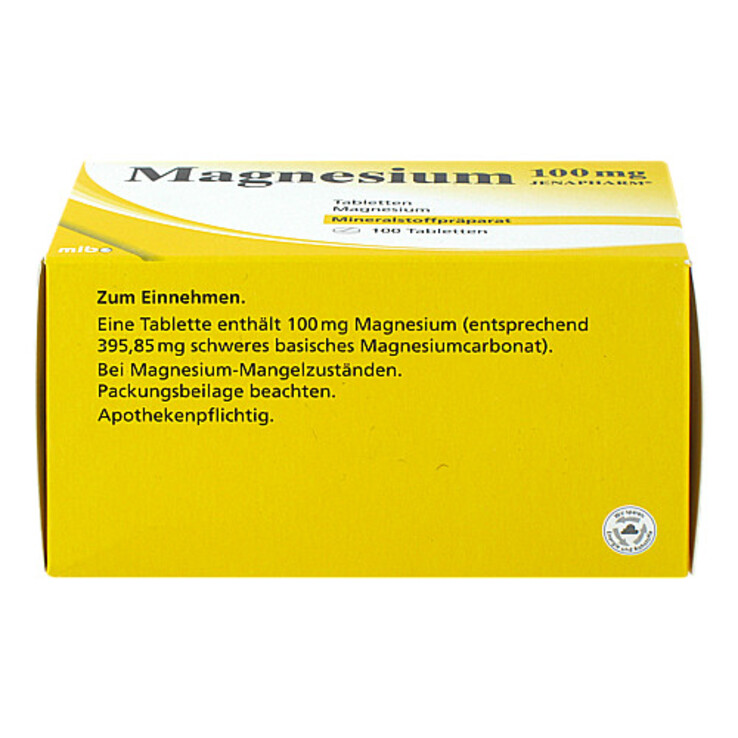 Magnesium 100 mg Jenapharm Tabletten, 100 St