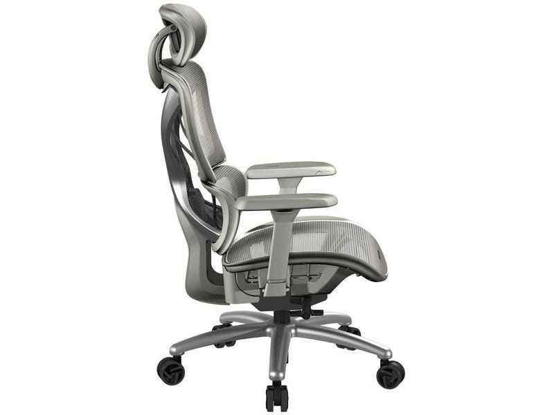 ThunderX3 Bürostuhl XTC-Mesh Grau Ergonomischer Bürostuhl