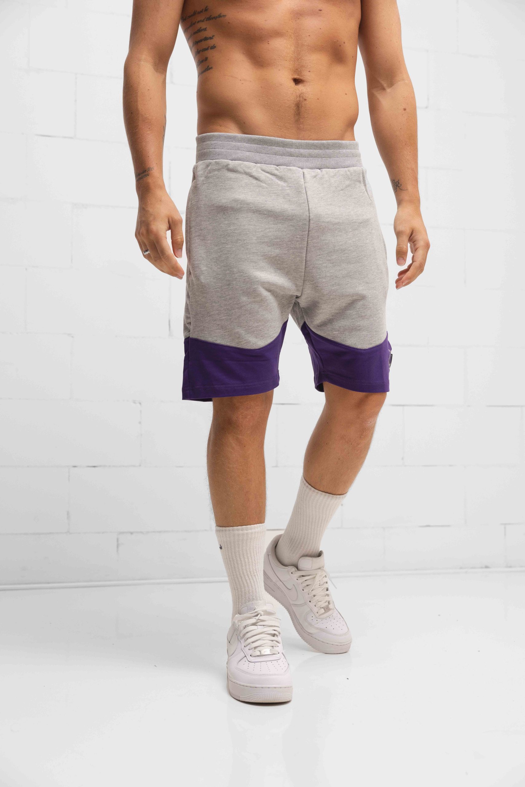Confirm Korte Broek Vancouver Heren Grijs/Paars