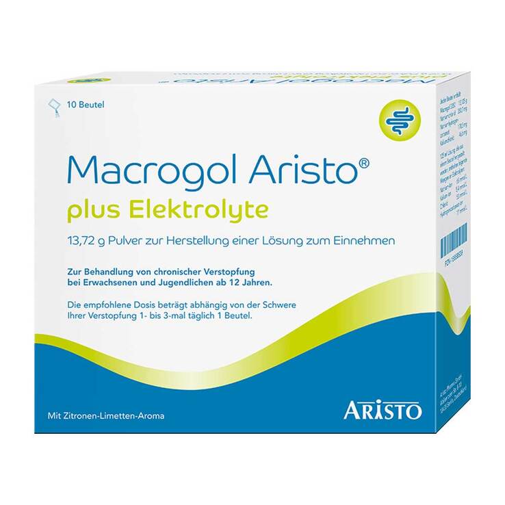 Macrogol Aristo plus Elektrolyte 13,72 g Ple, 10 St