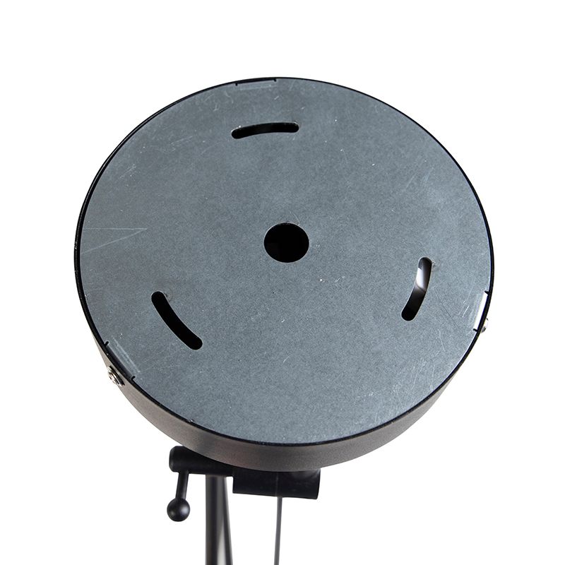 Hanglamp zwart met velours kappen groen met goud 35 cm 2-lichts - Blitz