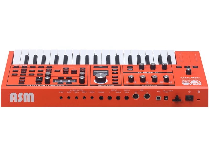 ASM HYDRASYNTH Explorer 888 Units Halbgewichtetes Keyboard in limitierter Orange Edition