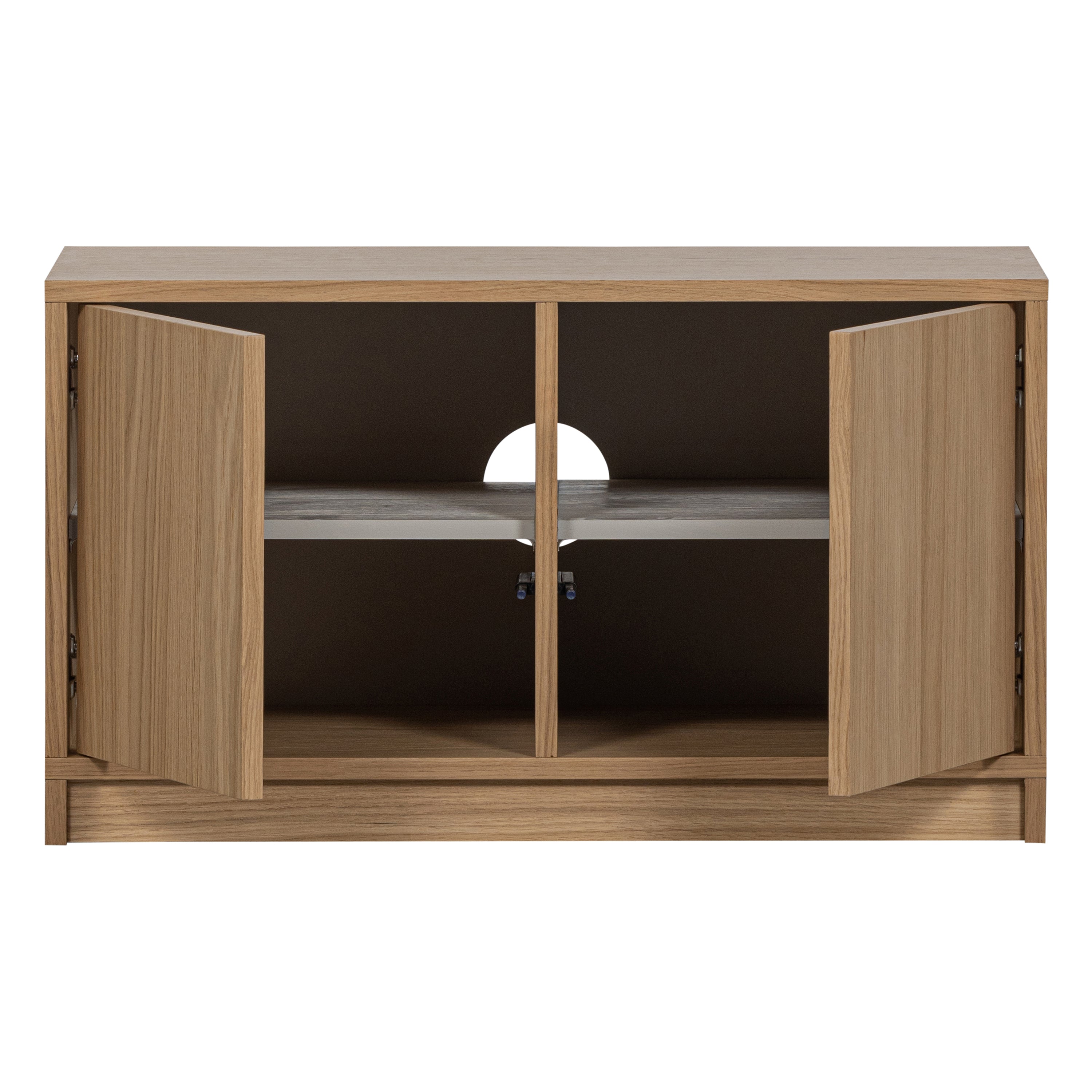 vtwonen Modulair Onderkast Eikenhout Fineer - Dubbel - B 77 cm