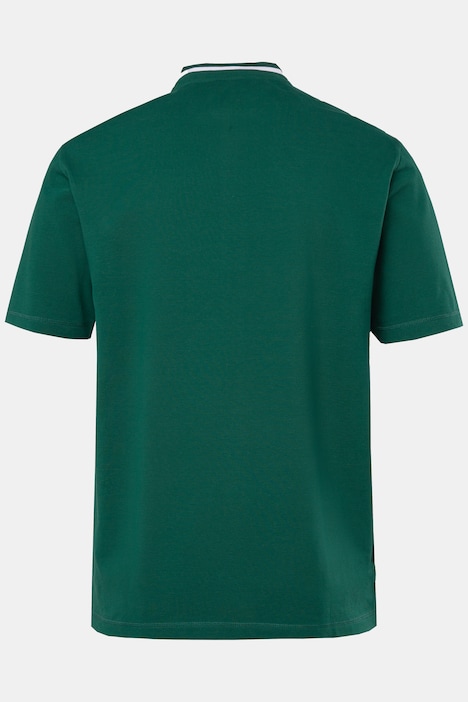 T-Shirt, Tracht, Halbarm, Piqué, Collegekragen, bis 8 XL