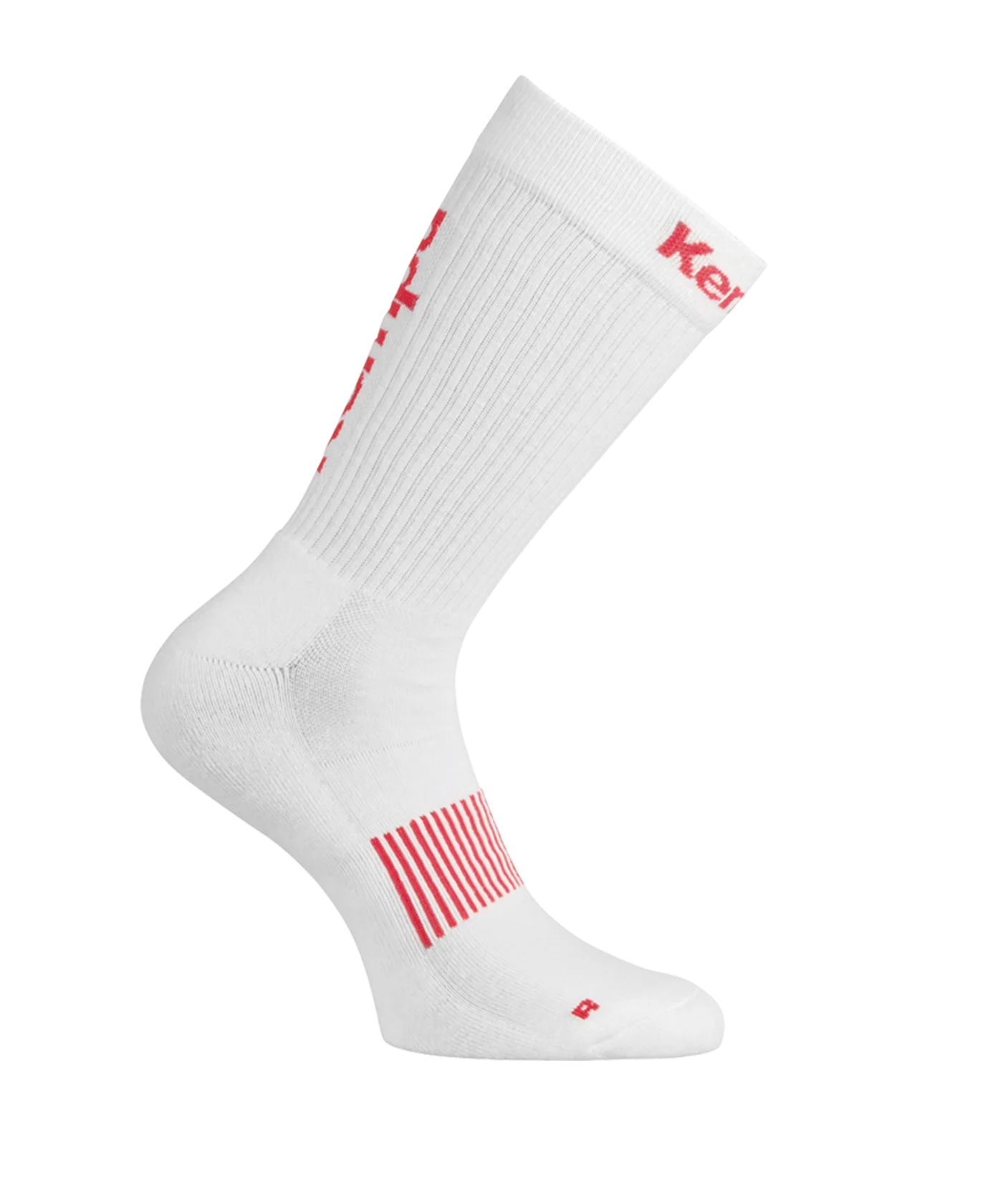 Kempa Logo Classic Socken Weiss Rot F01