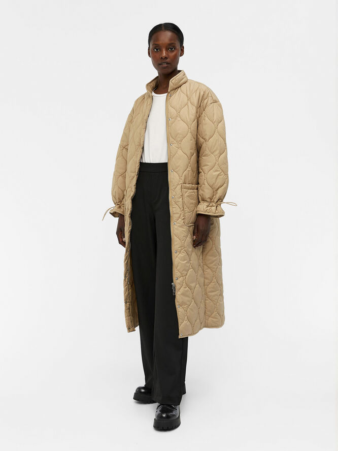 Object OBJLINE LONG QUILTED JACKET NOOS Cornstalk