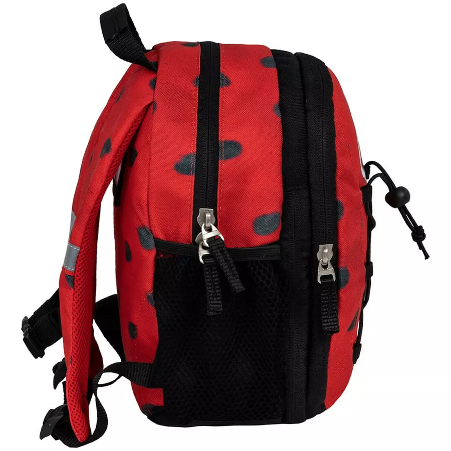 Belmil Kindergartenrucksack Mini Kiddy Kindergartenrucksack für 1-3 Jährige Kinder mit Brustgurt Ladybug