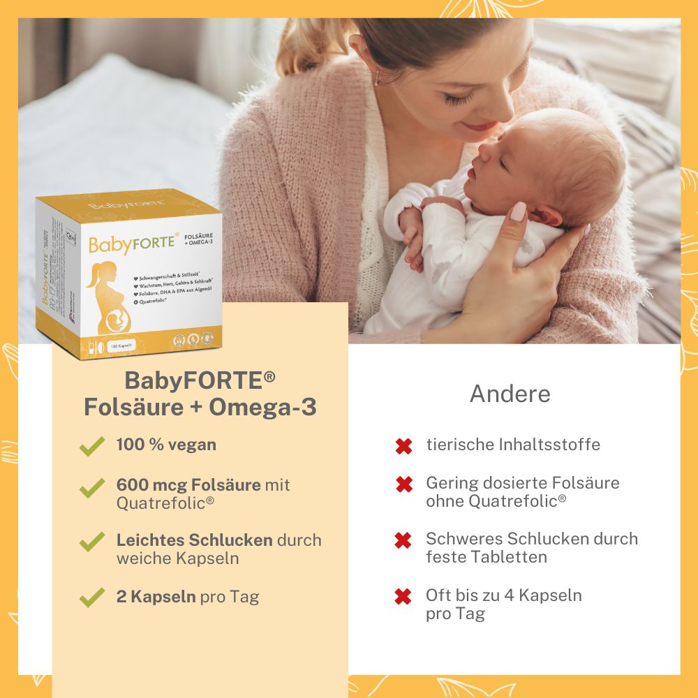 BabyFORTE® Folsäure + Omega-3