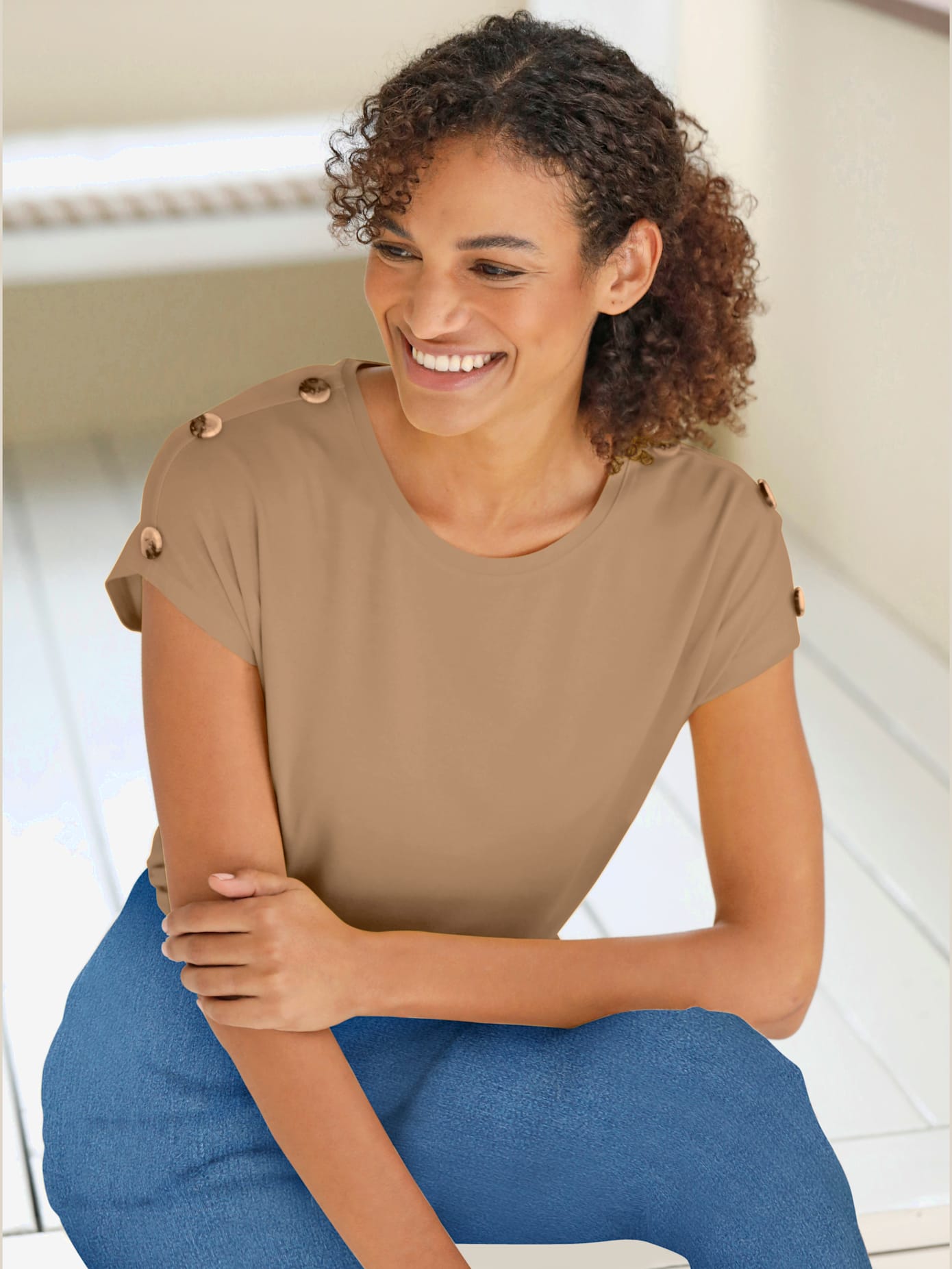 T-shirt à manches courtes viscose