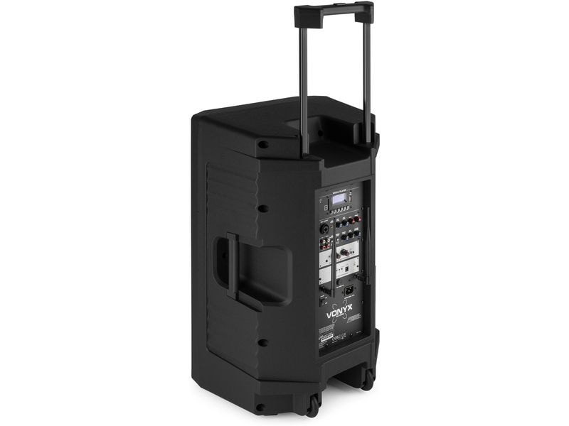 Vonyx PA-System VSA700 Tragbares All-in-One-Audiosystem mit 2 UHF-Handmikrofonen
