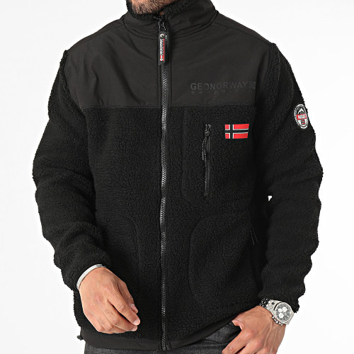 Veste Polaire Zippée Tuvalu Noir