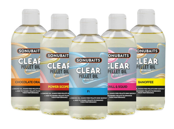 Huile liquide transparente Sonubaits Clear Pellet Oil (200ml)