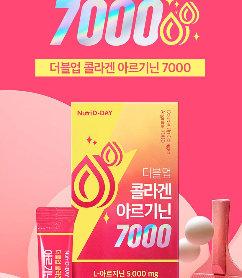 Nutri D-DAY - Verdubbel collageen arginine 7000