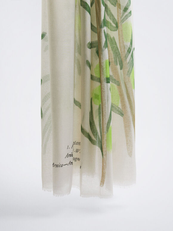 Lenço estampado - Verde