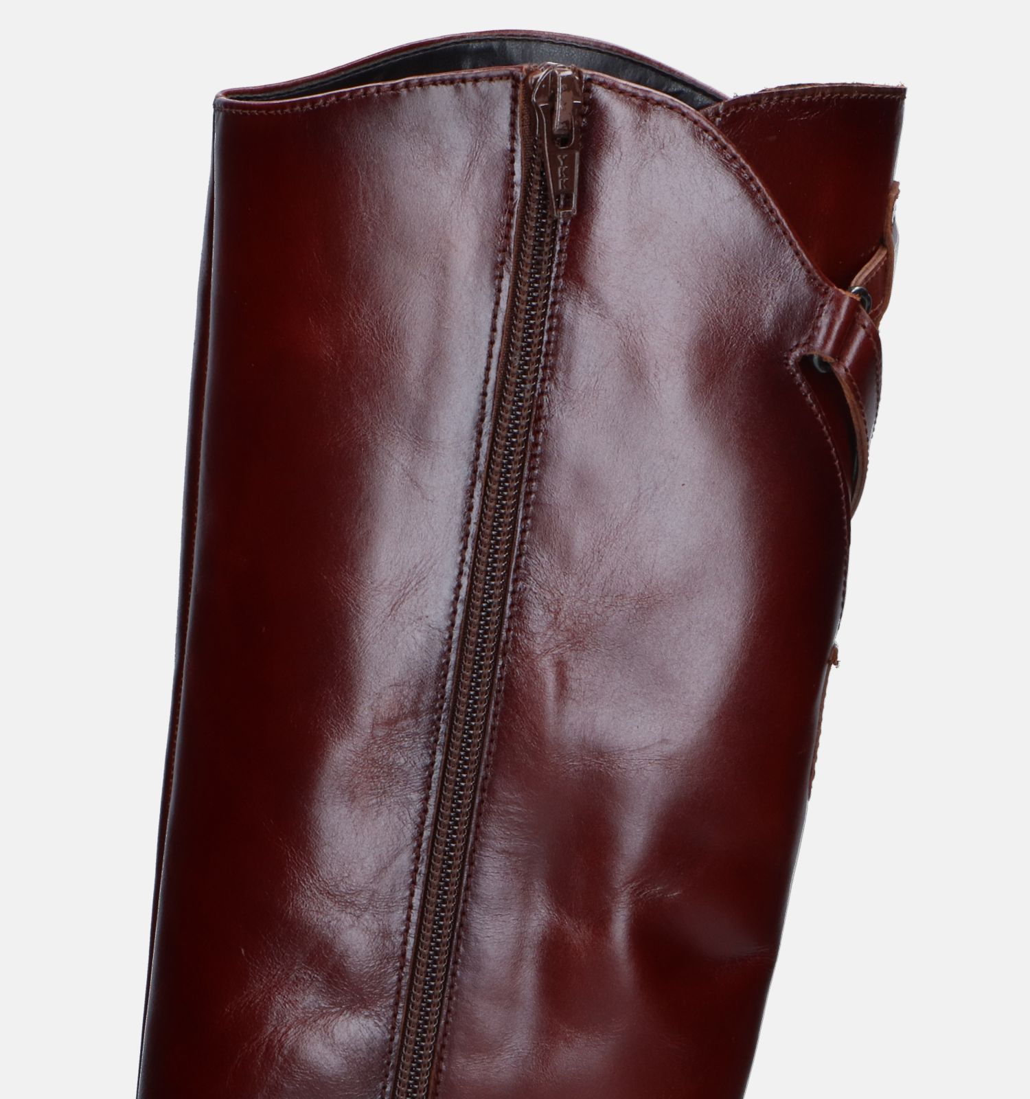Lange laarzen cognac